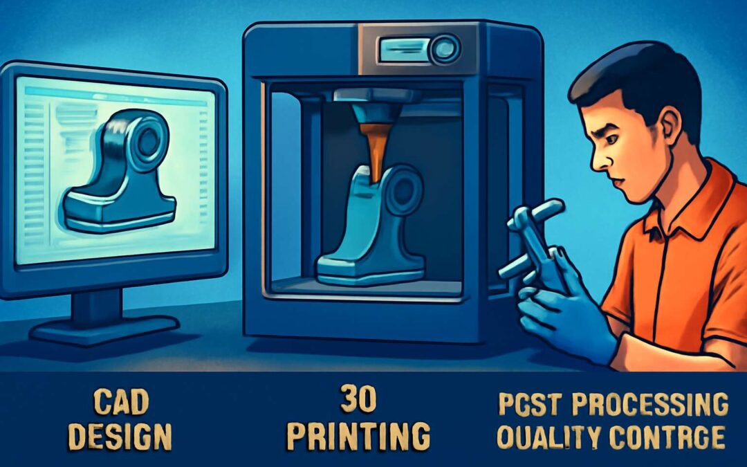 Mastering the additive manufacturing process chain: from design to durable parts