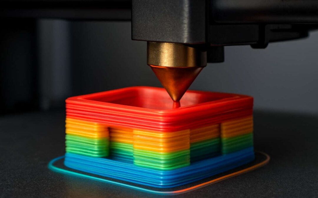 additive manufacturing gif: Captivating time-lapse of a 3D model forming