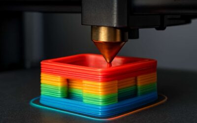 additive manufacturing gif: Captivating time-lapse of a 3D model forming