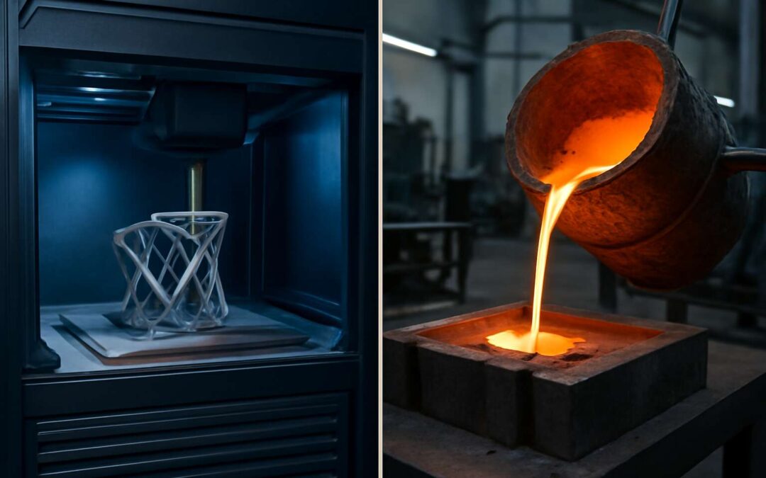 Choosing the Best Path: additive manufacturing vs casting for durable, cost-efficient parts.