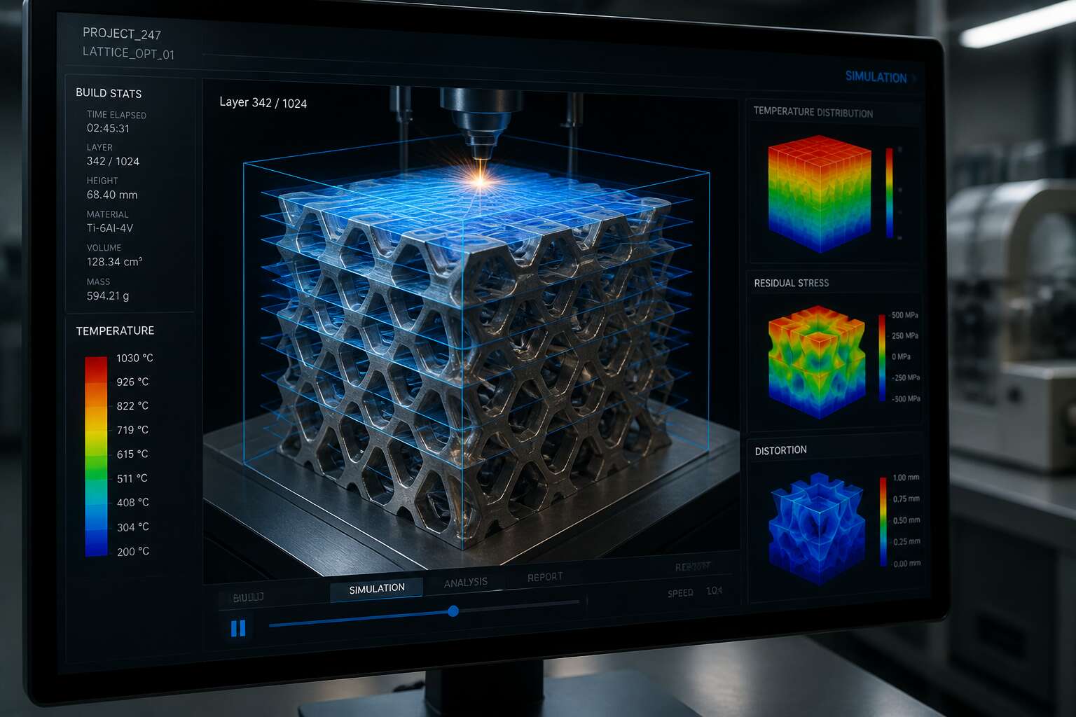 additive manufacturing simulation